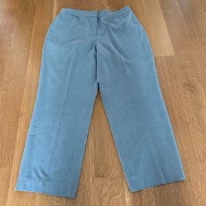 VINTAGE Talbots Stretch Light Gray Pants Sz 12